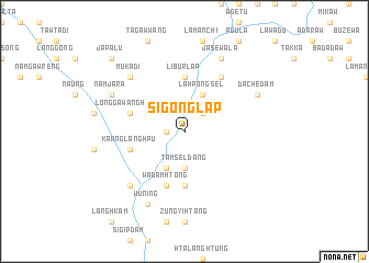 map of Sigonglap