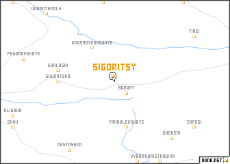 map of Sigoritsy