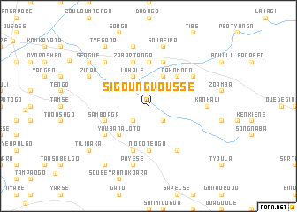 map of Sigoungvoussé