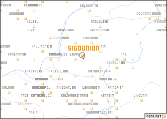 map of Sigoúnion