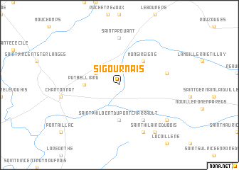map of Sigournais