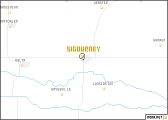 map of Sigourney