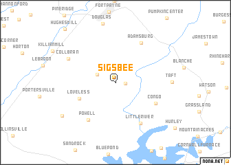 map of Sigsbee