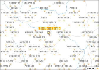 map of Siguanbaya