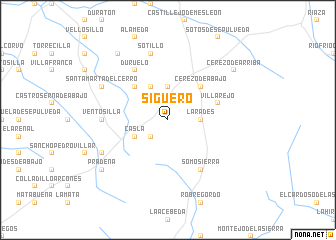 map of Siguero