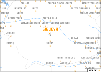 map of Sigüeya