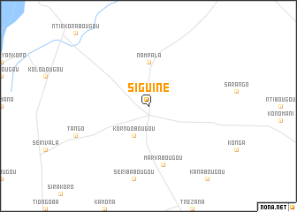 map of Siguiné