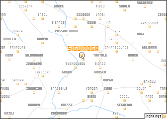 map of Siguinoga