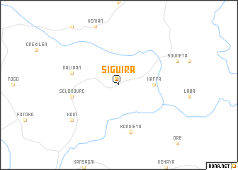 map of Siguira