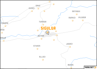 map of Sigulda