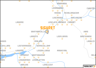 map of Siguret