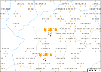 map of Sigure