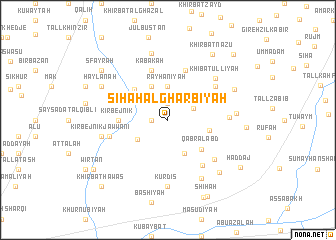 map of Sīḩah al Gharbīyah