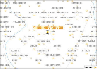 map of Sīḩah Mayshīyah