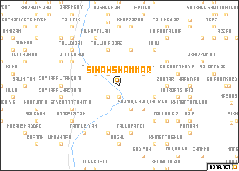 map of Sīḩah Shammar