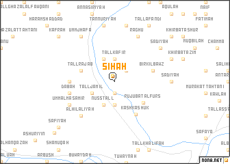 map of Sīḩah