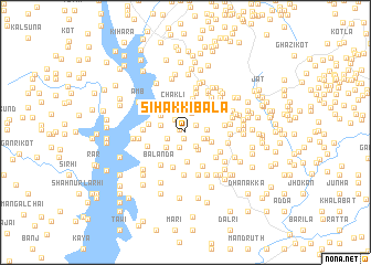 map of Sihakki Bāla