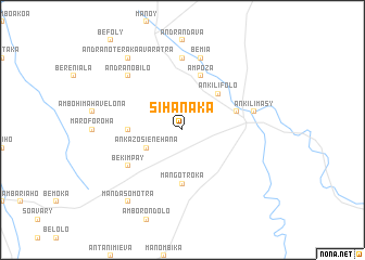 map of Sihanaka