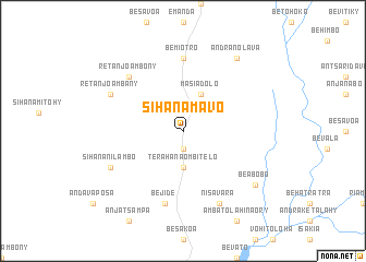 map of Sihanamavo