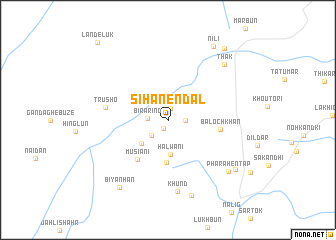 map of Sihanen Dal