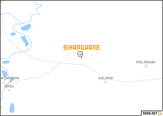 map of Sihangwane