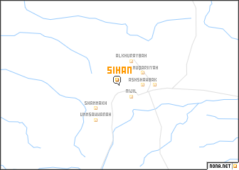 map of Şīḩān