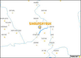 map of Sihaung Myauk