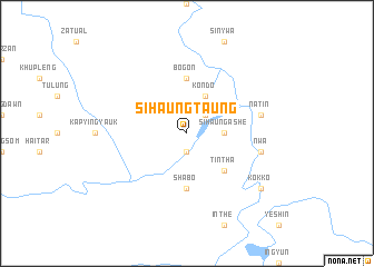 map of Sihaung Taung