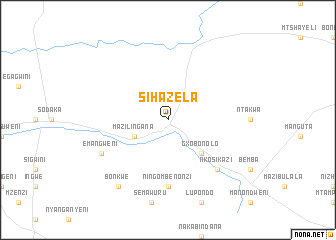 map of Sihazela