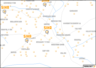 map of Sīḩā