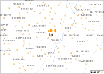 map of Sīḩā