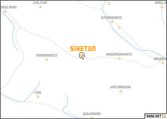 map of Sihetun