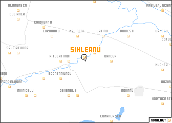 map of Sihleanu