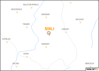 map of Şıhlı