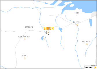 map of Sihor