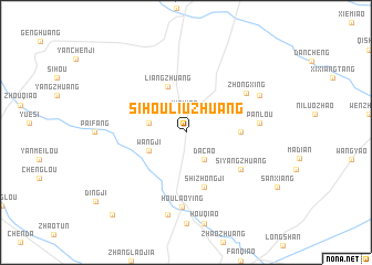 map of Sihouliuzhuang