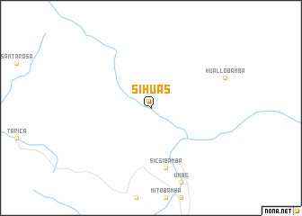 map of Sihuas