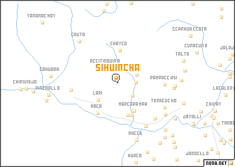 map of Sihuincha