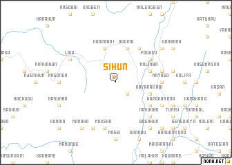 map of Sihun