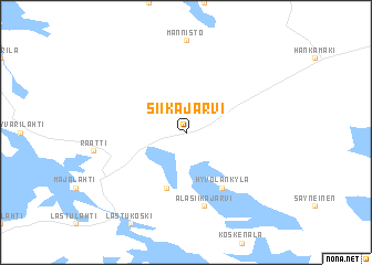map of Siikajärvi