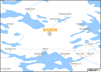 map of Siikava
