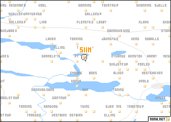 map of Siim