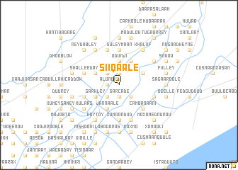 map of Siiqaale