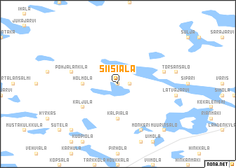 map of Siisiälä