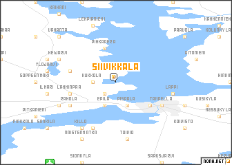 map of Siivikkala