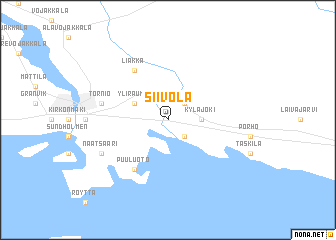 map of Siivola