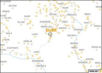 map of Šijan