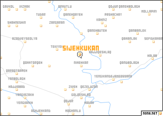 map of Sījeh Kūkān