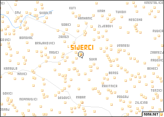 map of Sijerci