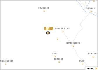 map of Sijie